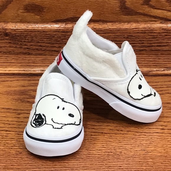 Vans Classic Slip On Peanuts Snoopy True White - Picture 1 of 8